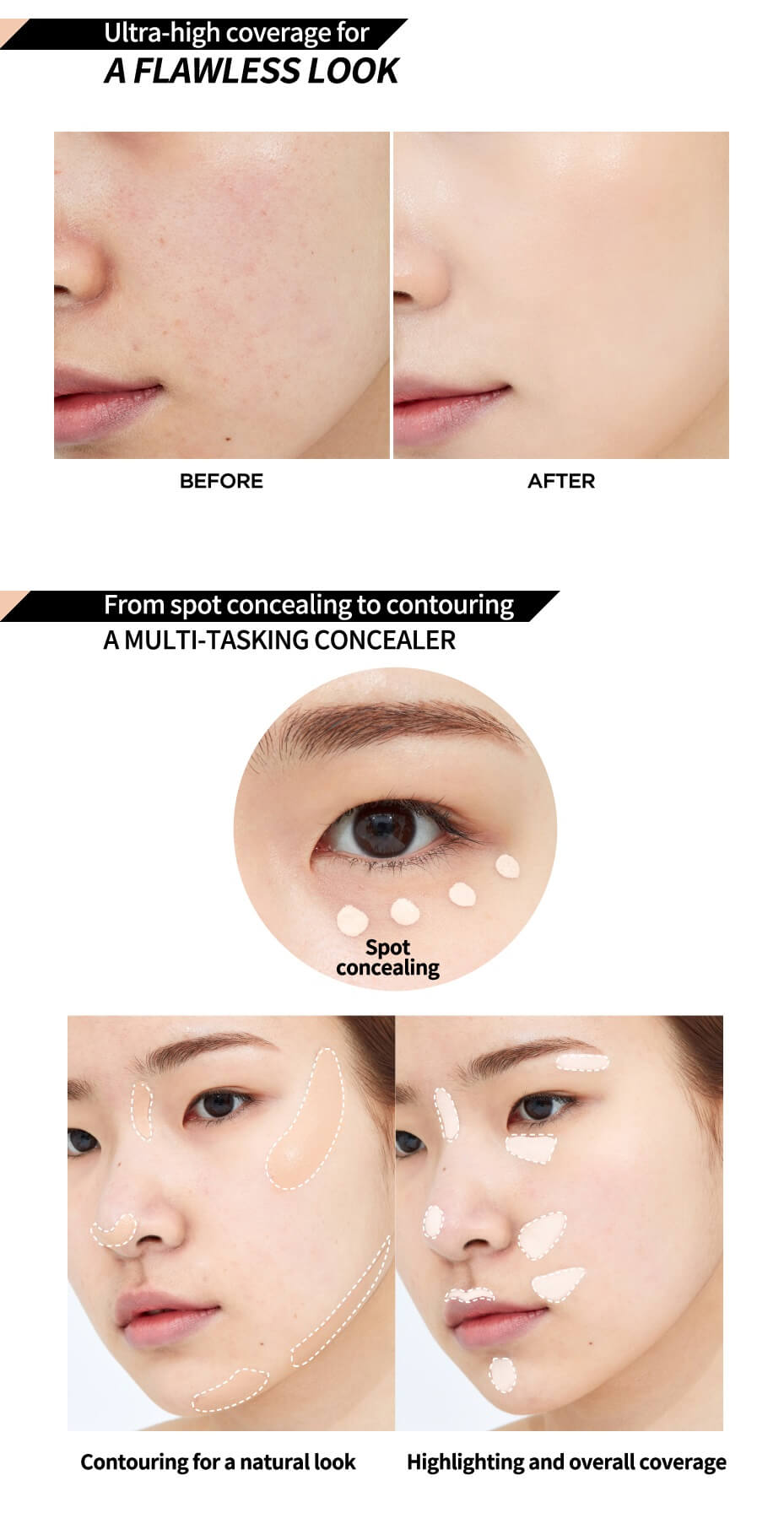 Clio - Kill Cover Liquid Concealer (4 Colours) (1pc) - K-Beauty – Keoji